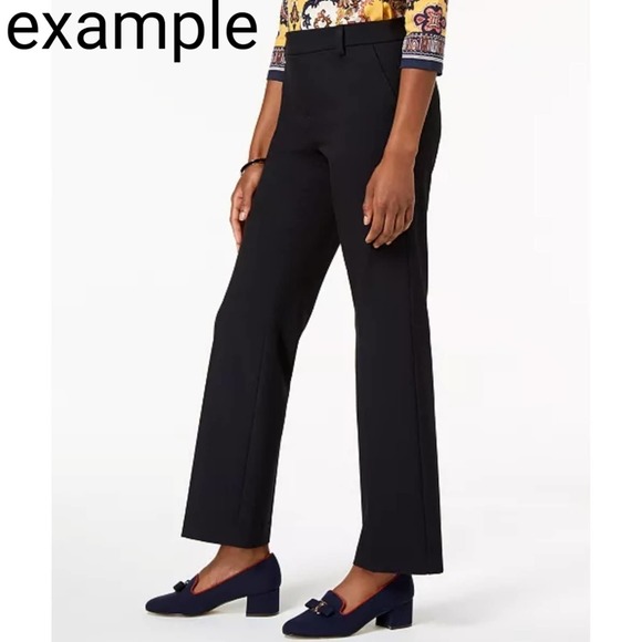 Charter Club Petite Pants Universal Trousers 10P Green - Picture 2 of 12